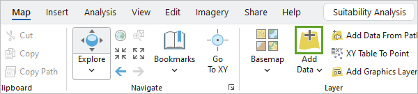 Add Data button